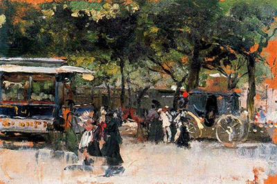 Outskirts of Paris Joaquin Sorolla